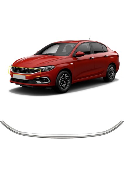 Fiat Egea Sedan Krom Ön Panjur Çıtası 2020 2021 2022 2023 2024