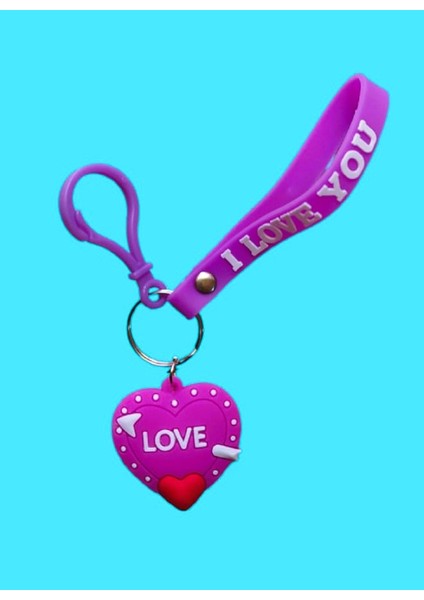 I Love You Anahtarlık (Slikon)