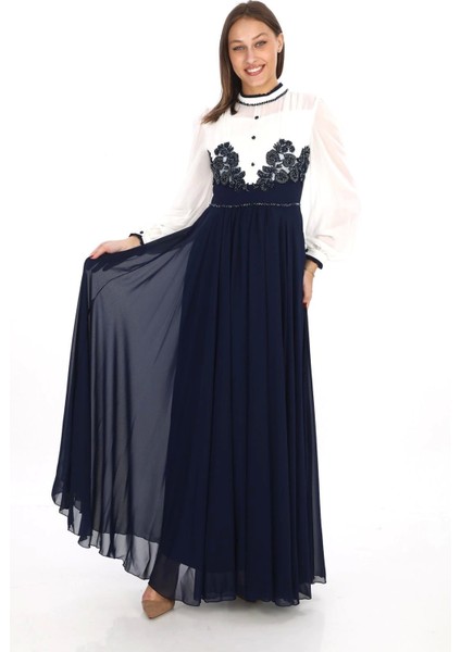 İç Bluzlu Blazer Ceketli Etekli Üçlü Takım 4711-Zümrüt Yeşili