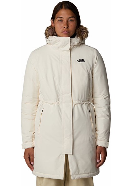 The North Face W Zaneck Parka Kadın Outdoor Parka NF0A4M8YQLI1 Bej