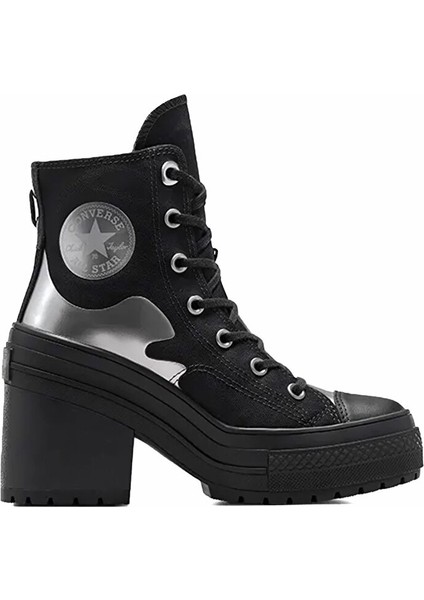 Chuck 70 De Luxe Heel Unisex Siyah Platform Sneaker.068