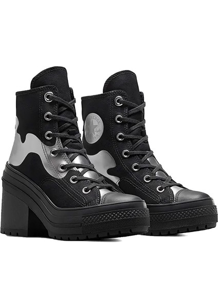 Chuck 70 De Luxe Heel Unisex Siyah Platform Sneaker.068 modelleri