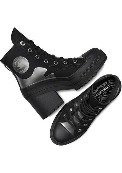 Chuck 70 De Luxe Heel Unisex Siyah Platform Sneaker.068 fırsatları
