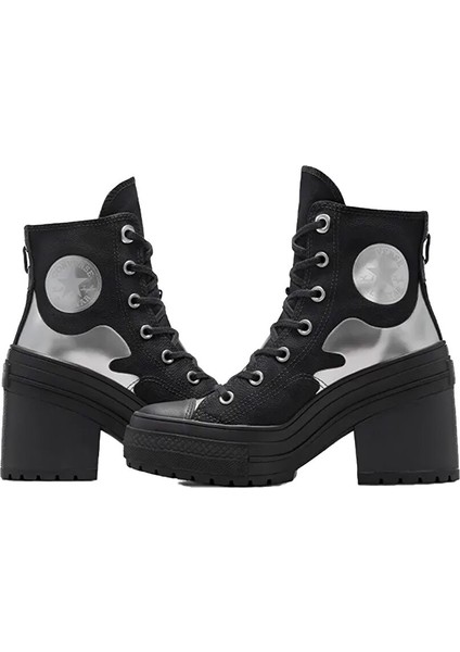 Chuck 70 De Luxe Heel Unisex Siyah Platform Sneaker.068 indirimleri