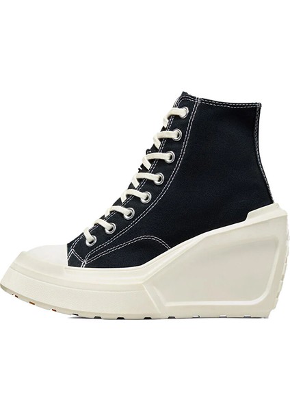 Chuck 70 De Luxe Wedge Hi Kadın Günlük Ayakkabı A06478C Siyah