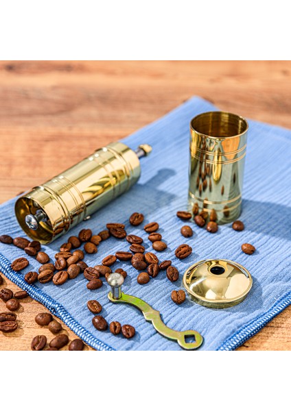 Glıos Pirinç El Değirmeni Öğütücü Grinder 20 cm
