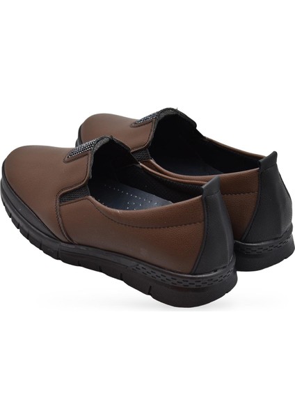 0240 Taşlı Rahat Ortopedik Taban Günlük Kadın Ayakkabı Babet Kadın Kışlık Ayakkabı modelleri