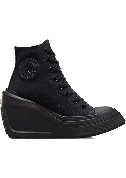 Chuck 70 De Luxe Wedge Hi Kadın Günlük Ayakkabı A08094C Siyah