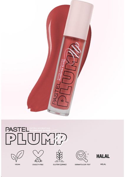 Plump Up Extra Hydrating Plumping Gloss - Dolgunlaştıran Dudak Parlatıcısı 210 Peach Coral