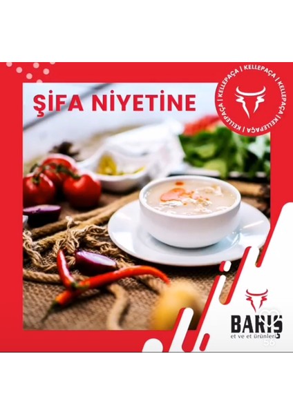 Et ve Sakatat Pişmiş Dil Paça 1 Kg