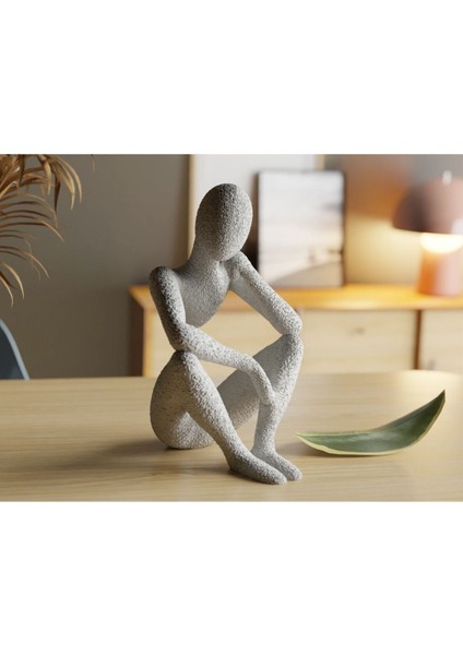 Meditasyon Modern Biblo Masa Üstü Mermer Görünümlü Beyaz Plastik modelleri
