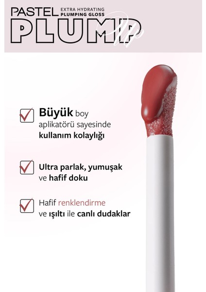 Plump Up Extra Hydrating Plumping Gloss - Dolgunlaştıran Dudak Parlatıcısı 212 Rosewood