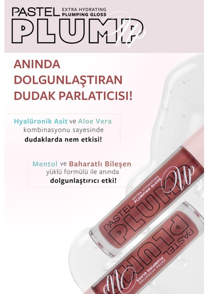 Plump Up Extra Hydrating Plumping Gloss - Dolgunlaştıran Dudak Parlatıcısı 212 Rosewood