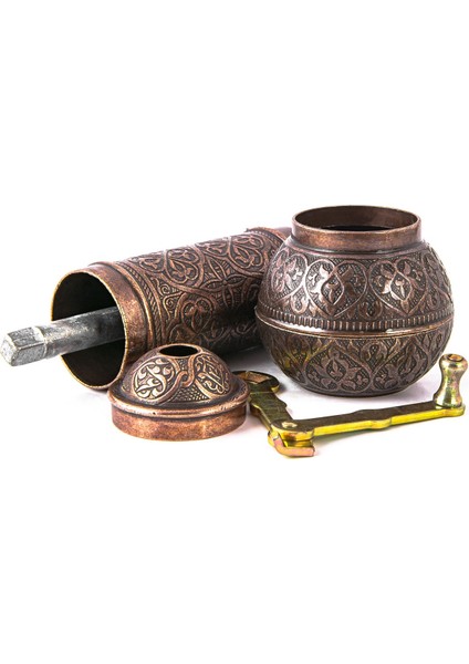 Glıos Bakır Zamak El Değirmeni 18 cm
