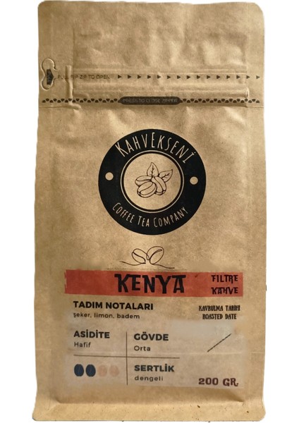 Kenya Aa Filtre Kahve 200 gr
