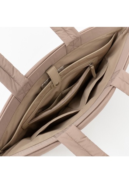 Suya Dayanıklı Askılı Puffy Laptop/tablet Tote Çanta fırsatları