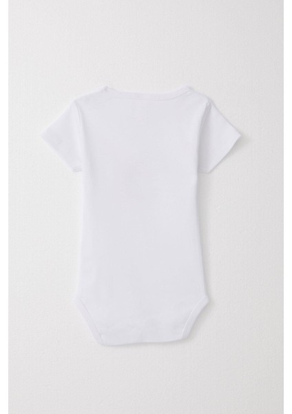 Kız Bebek Çıtçıtlı Zıbın Body Unıcorn Baskılı 9 Ay-3 Yaş, Beyaz fiyatları