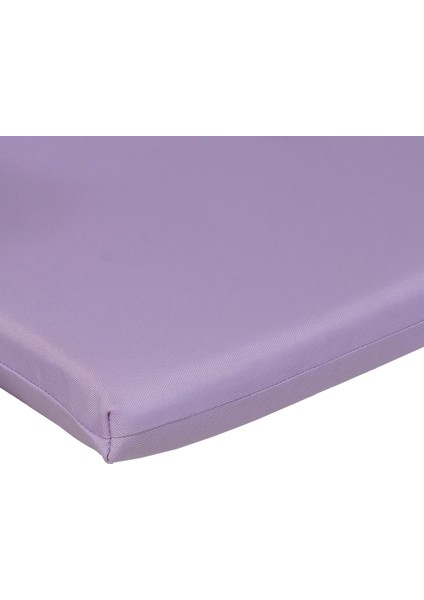6'lı Sandalye Minderi Su Itici Kumaş 40X40 cm Sünger Sırtlıklı Sandalye Minderi Bağcıklı Lila indirimleri