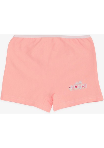 Kız Çocuk Boxer Dondurma Baskılı 5-11 Yaş, Pembe