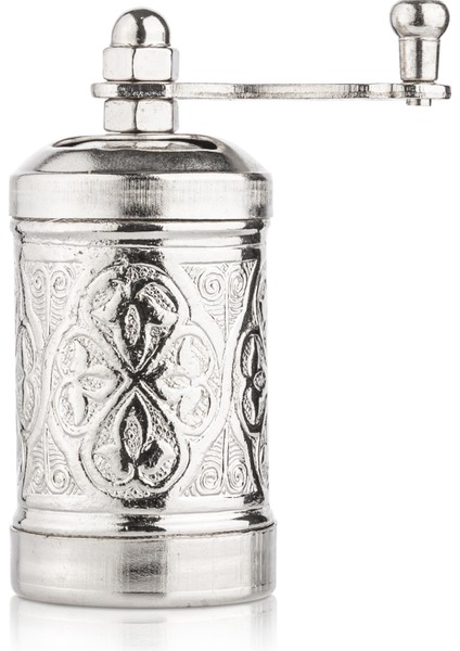 Glıos Nikel Zamak Karabiber El Değirmeni Öğütücü Grinder 8 cm