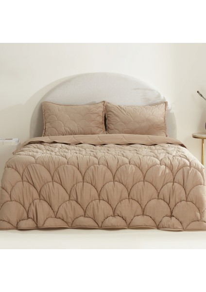 Cowrie Çift Kişilik Luxury Comfort Set Bej