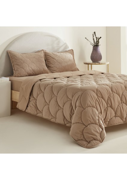 Cowrie Çift Kişilik Luxury Comfort Set Bej