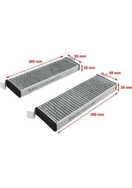 Audi A6 2004-2011, R8 2007-2015 Karbonlu Polen Filtresi fiyatları