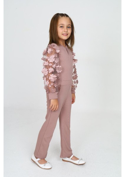 Tül Kol Detaylı Şık Tulum Gece ve Parti Kıyafeti modelleri