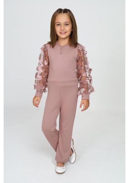 Tül Kol Detaylı Şık Tulum Gece ve Parti Kıyafeti fırsatları