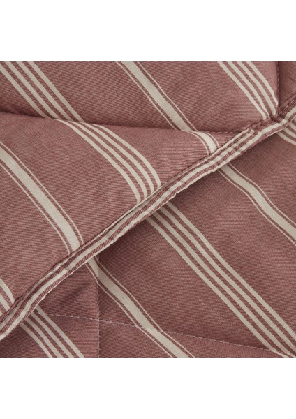 Sarah Anderson Barlet Çift Kişilik Comfort Set Çizgili Bordo indirimleri