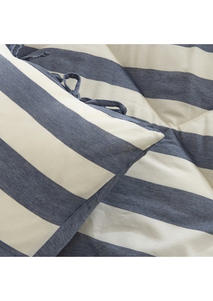 Sarah Anderson Barlet Tek Kişilik Comfort Set Çizgili Mavi modelleri