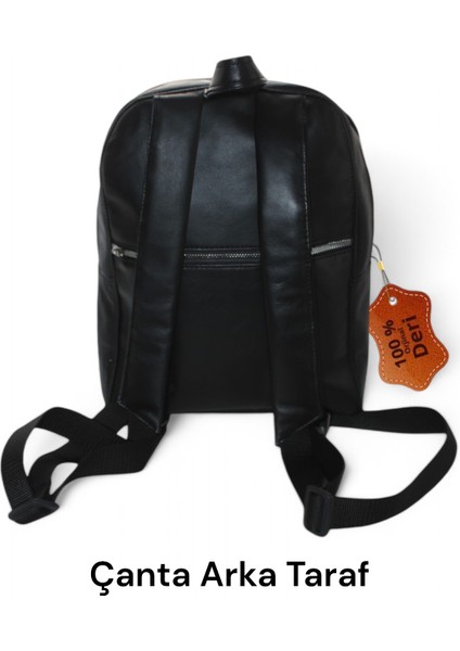 Hakiki Deri Kadın Sırt Omuz Çantası Siyah-Kırmızı Maya 2 Fermuarlı ÇNTDRSYH-KRMZ2ZMAYA2 fırsatları