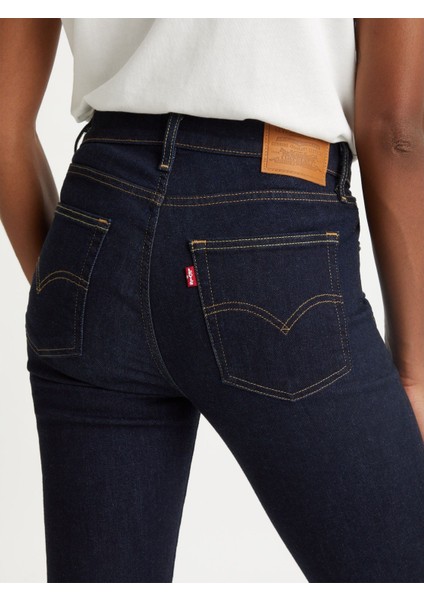 724 Hıgh Rıse Straıght Blue Wave Rınse Kadın Jean Pantolon indirimleri