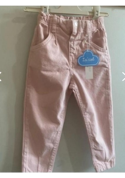 Kız Çocuk Kot Pantolon Denim Belden Lastikli fiyatları
