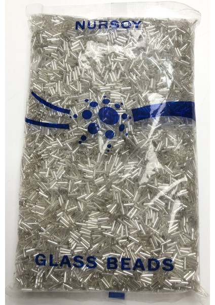 Gümüş Boru Boncuk 5 mm 500 gr