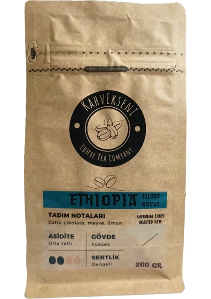 Ethiopian Filtre Kahve 200 gr