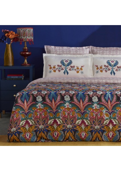 Marsey Çift Kişilik Saten Nevresim Takımı Multicolor fiyatları