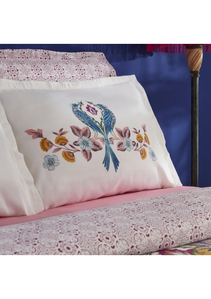 Marsey Çift Kişilik Saten Nevresim Takımı Multicolor indirimleri