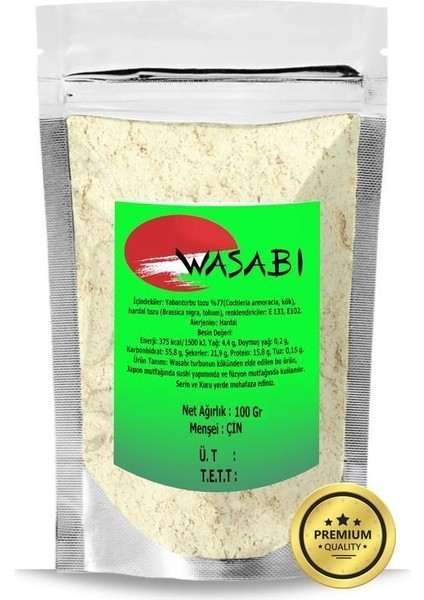 Wasabi Toz 100 gr