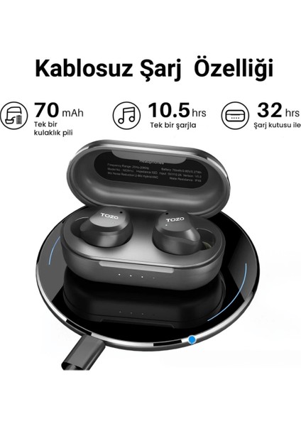 NC99 Pro Aktif Gürültü Engelleyici Özellikli Bluetooth 5.3 Kablosuz Tws Kulaklık fiyatları