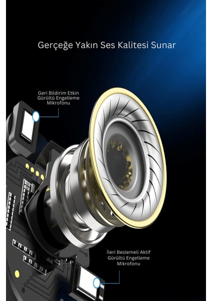 NC99 Pro Aktif Gürültü Engelleyici Özellikli Bluetooth 5.3 Kablosuz Tws Kulaklık fırsatları