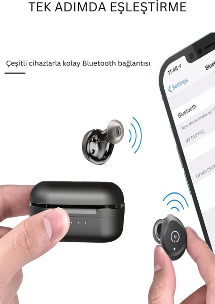 NC99 Pro Aktif Gürültü Engelleyici Özellikli Bluetooth 5.3 Kablosuz Tws Kulaklık indirimleri