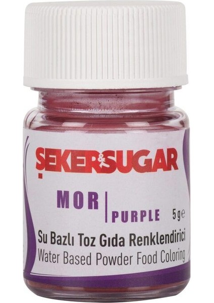 Su Bazlı Toz Boya Mor 10 gr