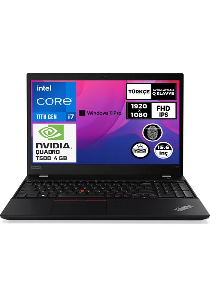 Mws Thinkpad P15S G2 I7-1165G7 64GB 2tb SSD 4 GB T500 W10P Iş Istasyonu 20W6005HTX 008