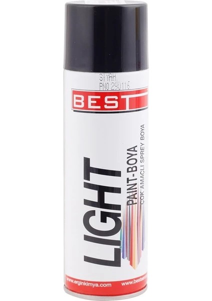 Light Mat Siyah Sprey Boya 250 ml
