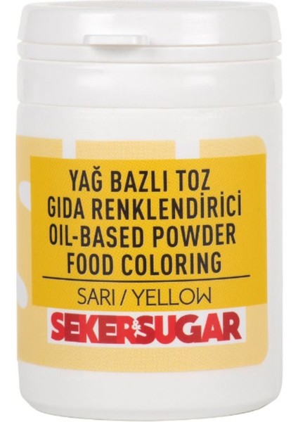 Yağ Bazlı Toz Boya Sarı 15 gr