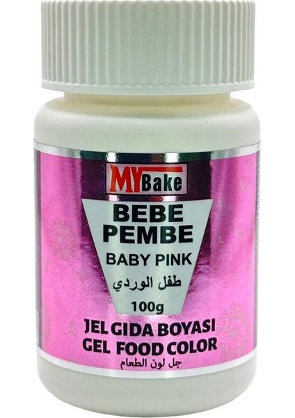 Jel Gıda Boyası Bebe Pembe 100 gr