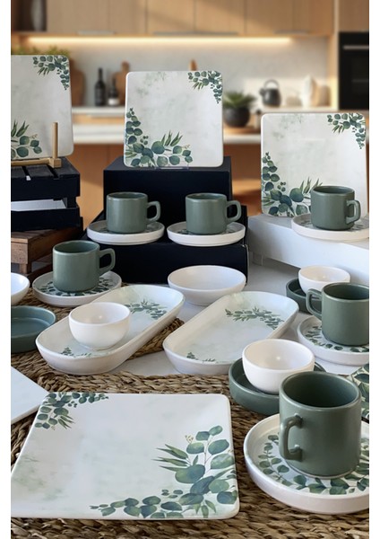 Okaliptus 29 Parça 6 Kişilik Kahvaltı Takımı fiyatları