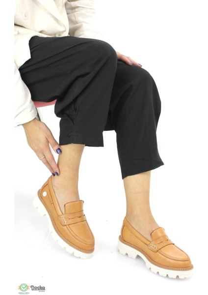 Kadın Deri Loafer Günlük Ortopedik Ayakkabı M25/KA3195 fırsatları
