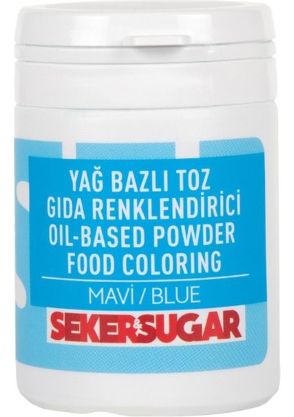 Yağ Bazlı Toz Boya Mavi 15 gr